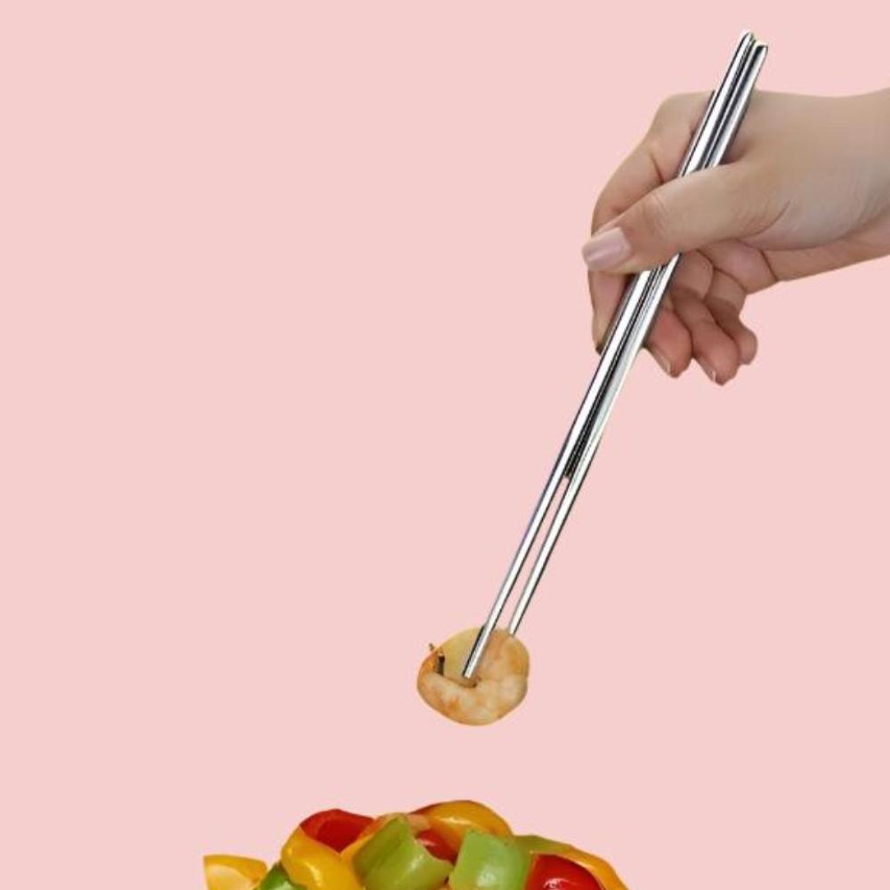 Hjemix | Rustfritt stål spisepinner 5 par sett