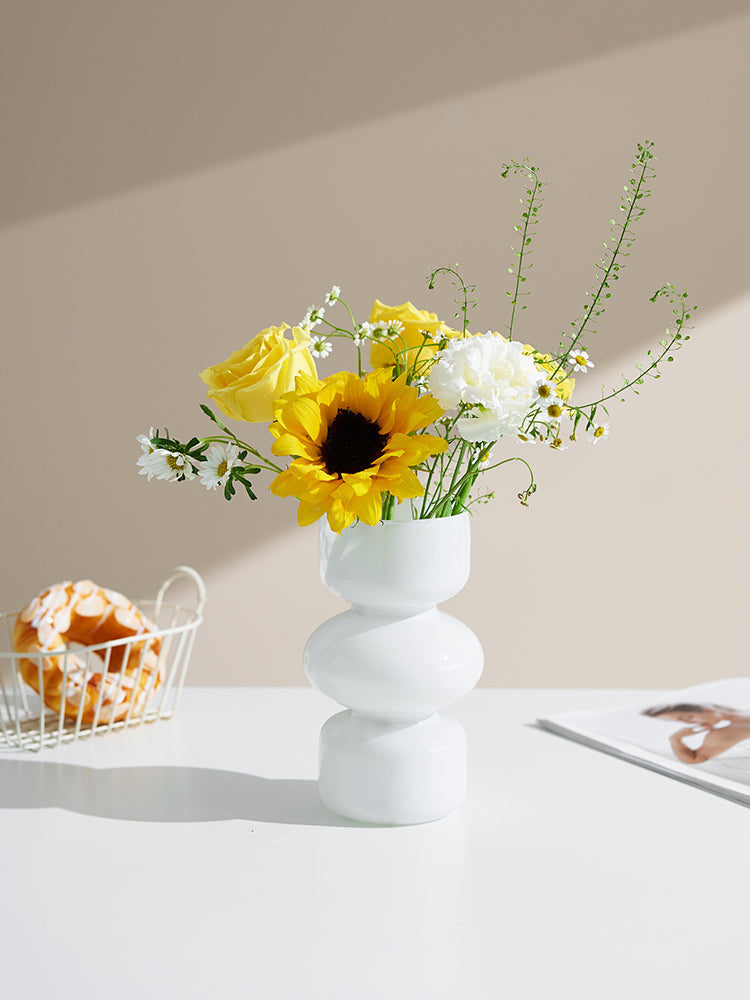 Hjemix | Glass Dyre Vase - Flerfarget