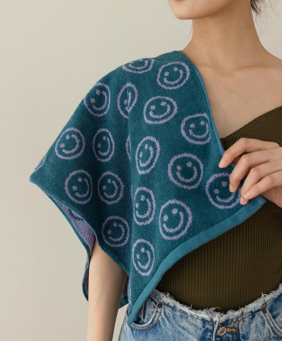 Hjemix | Dobbeltsidig Smiley Håndkle