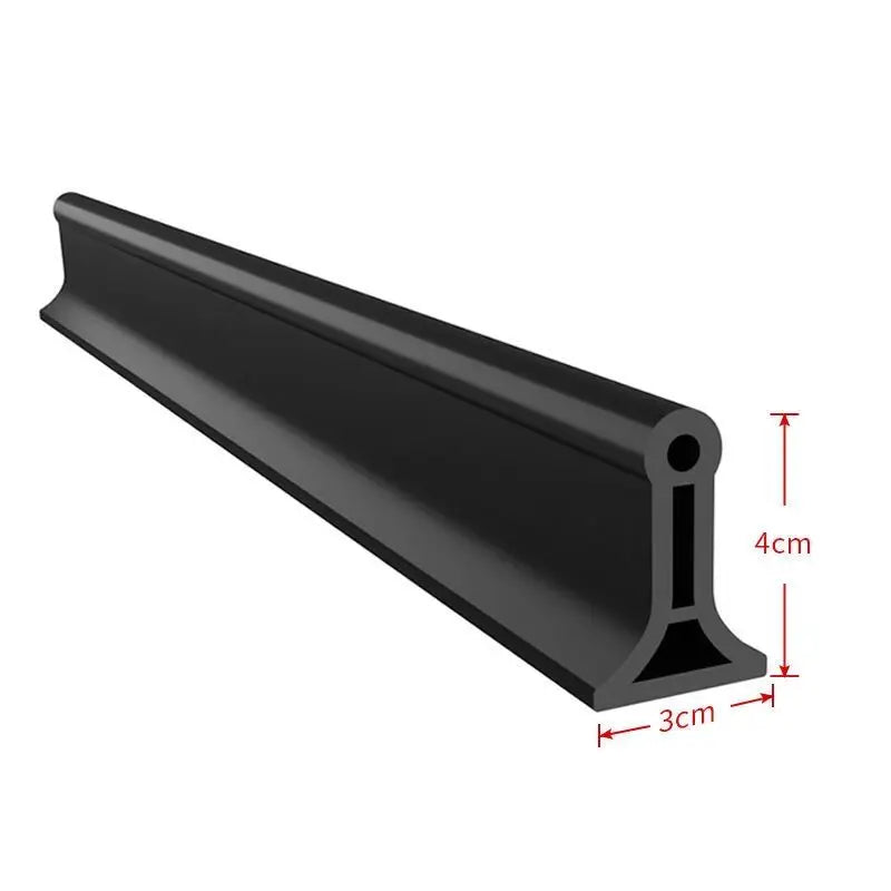 Hjemix | Bøybar baderomsvannstopper - Dusjgulv våt/tørr-skillet - Kjøkkenvask sprutsikring - Vannbarriere dusjtilbehør