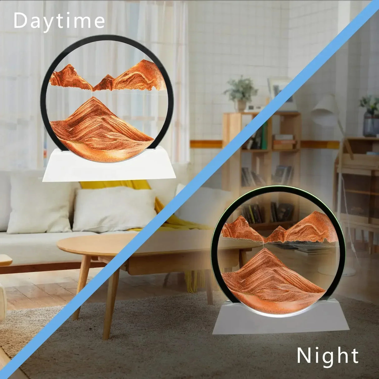 Hjemix | Flyttende Sand Bordlampe