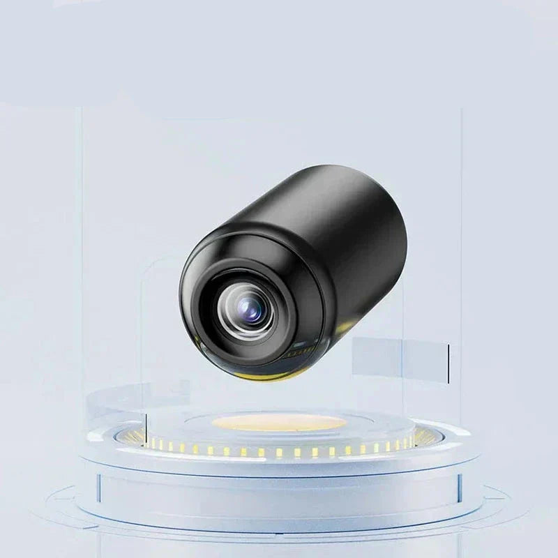 Hjemix | Mini 1080p trådløs innendørs sikkerhetskamera med nattsyn og appkontroll