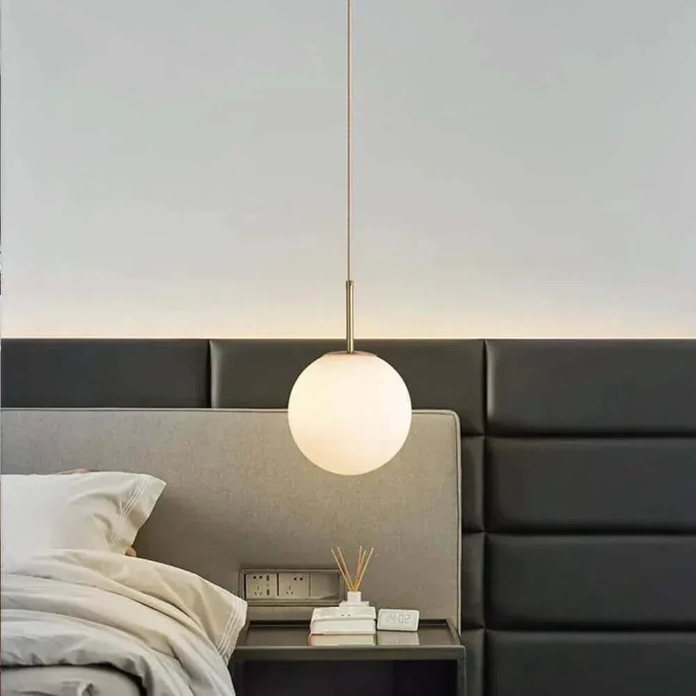 Hjemix | Mid-Century Modern Glass Ball Pendant Light