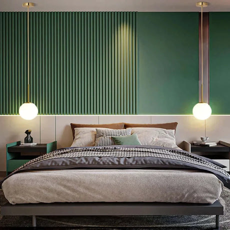 Hjemix | Mid-Century Modern Glass Ball Pendant Light