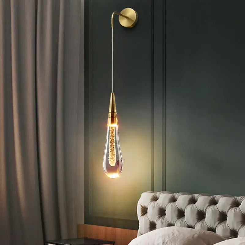 Hjemix | CrystalDrop LED Dekorativ Belysning | Tidløst Design | Elegant Belysning for Hjemmet
