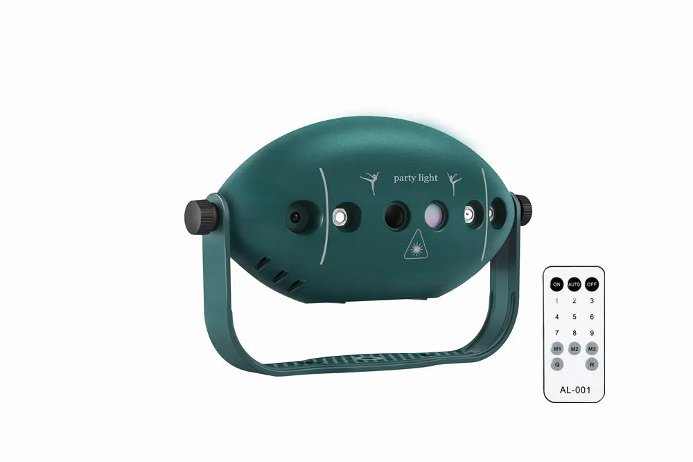 Hjemix | RGB Disco Lys Scene DJ Fest Laser Projektor - Strobelys Klubb Hjem Ferie Dekorasjon Lampe for Feststemning