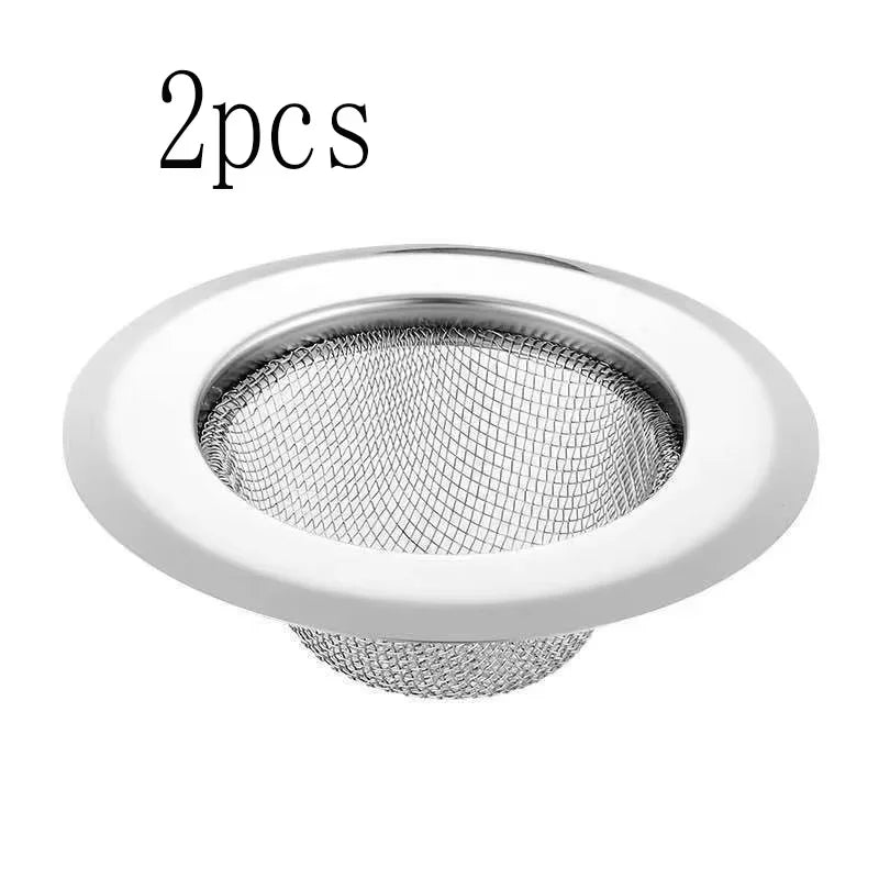 Hjemix | Rustfritt stål-kjøkkenvask sil - Anti-blokkerings-trakt, hårsil for vask, bunninnløp og oppvaskmaskin