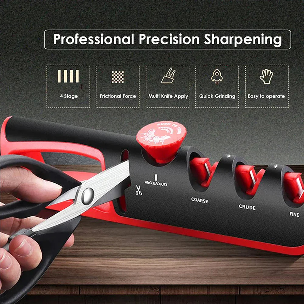 Hjemix | 4-i-1 Profesjonell Knivsliper (1+1 Gratis) - EdgeSharp