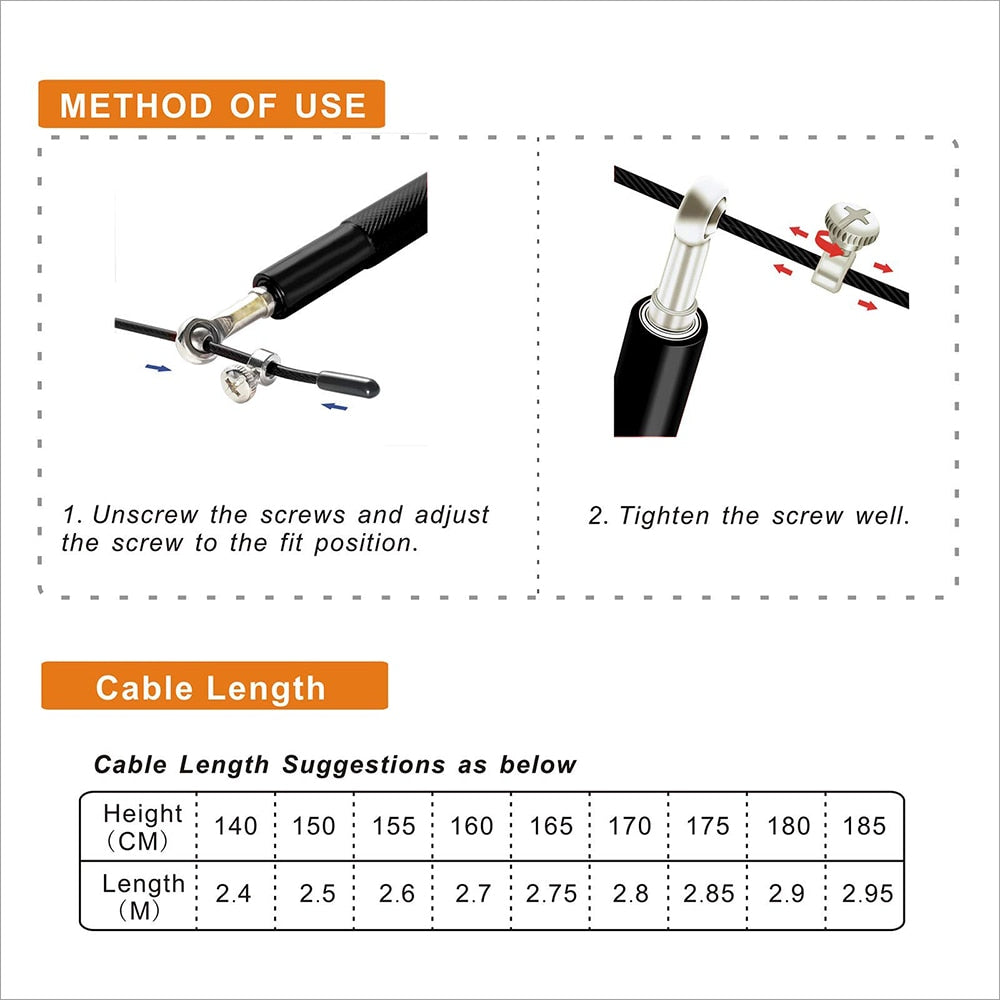Hjemix | Crossfit Speed Jump Rope 360°