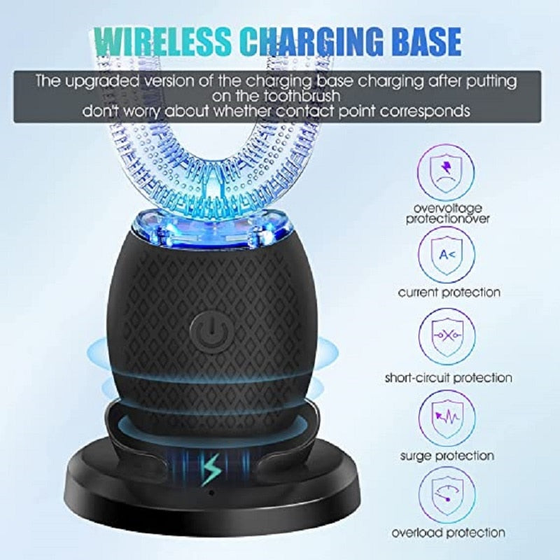 Hjemix | Clean360 U-Form Blå Lys Tannrensere