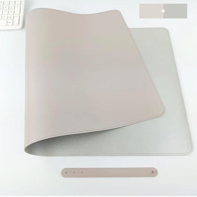 Hjemix | Stor Vanntett PU Lær Gaming Musematte & Skrivebordsmatte