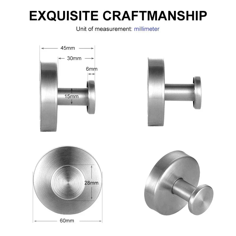 Hjemix | Saughaken – Sikker og allsidig: Sterk metallkrok for enhver overflate