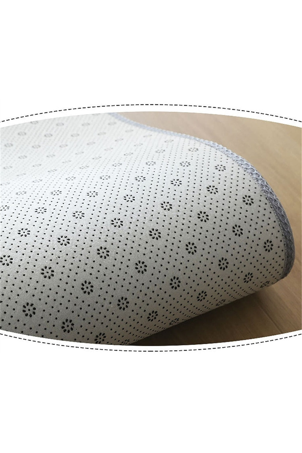 Myk Fluffy Rund Teppe