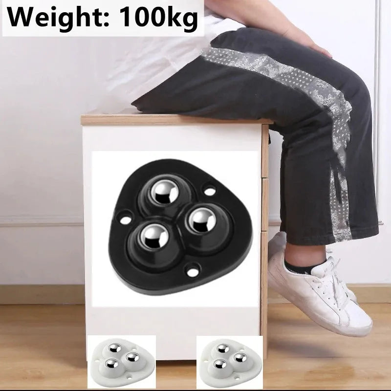 Hjemix | Selvklebende fullt svingbare møbelbevegelige hjul