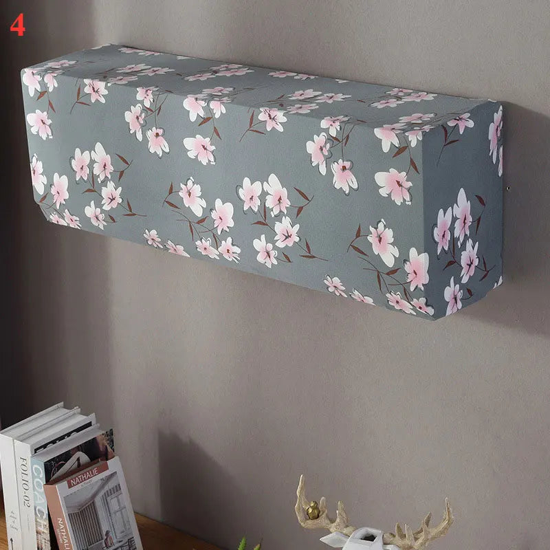 Hjemix | Polar Fleece Klimaanlegg dekning: Veggmontert anti-støv beskyttelse, lett å rengjøre polyester AC dekning for husholdningsbruk