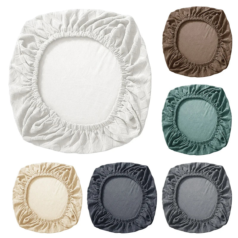 Hjemix | Spandex elastisk kontorstol trekk Jacquard sete trekk ananas mesh fleece beskyttende trekk elastisk datastol beskytter