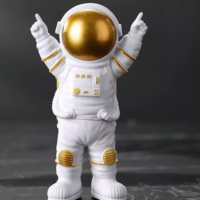 Hjemix | Harpiks Astronaut Figur Statue Rom Reisende Skulptur Utdanningsleketøy Skrivebordsdekorasjon Astronaut Modell For Barn Gave