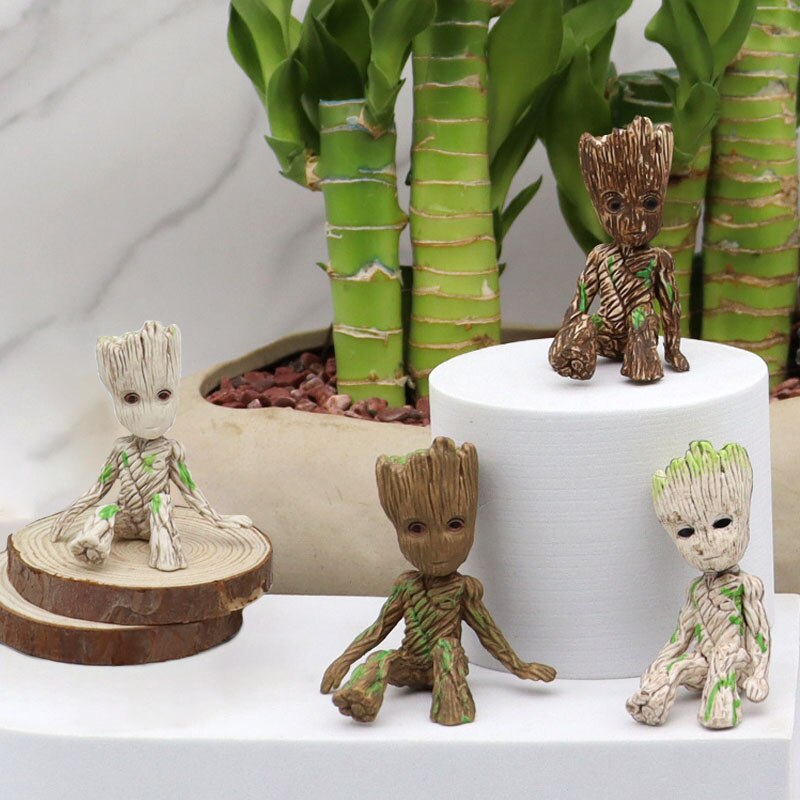 Hjemix | Cartoon Stor Miniature Figur: Lekfull Kontor Dekorasjon