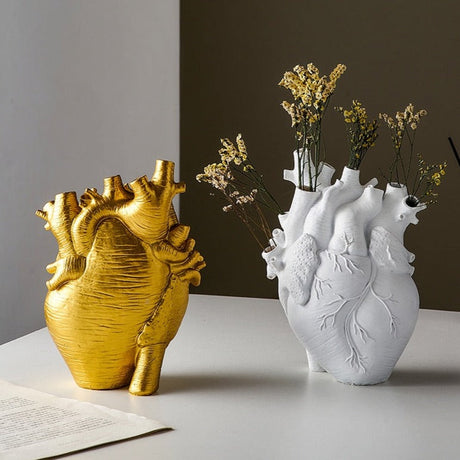 Hjemix | Hjerte Tørre Planter Kunstig Vase