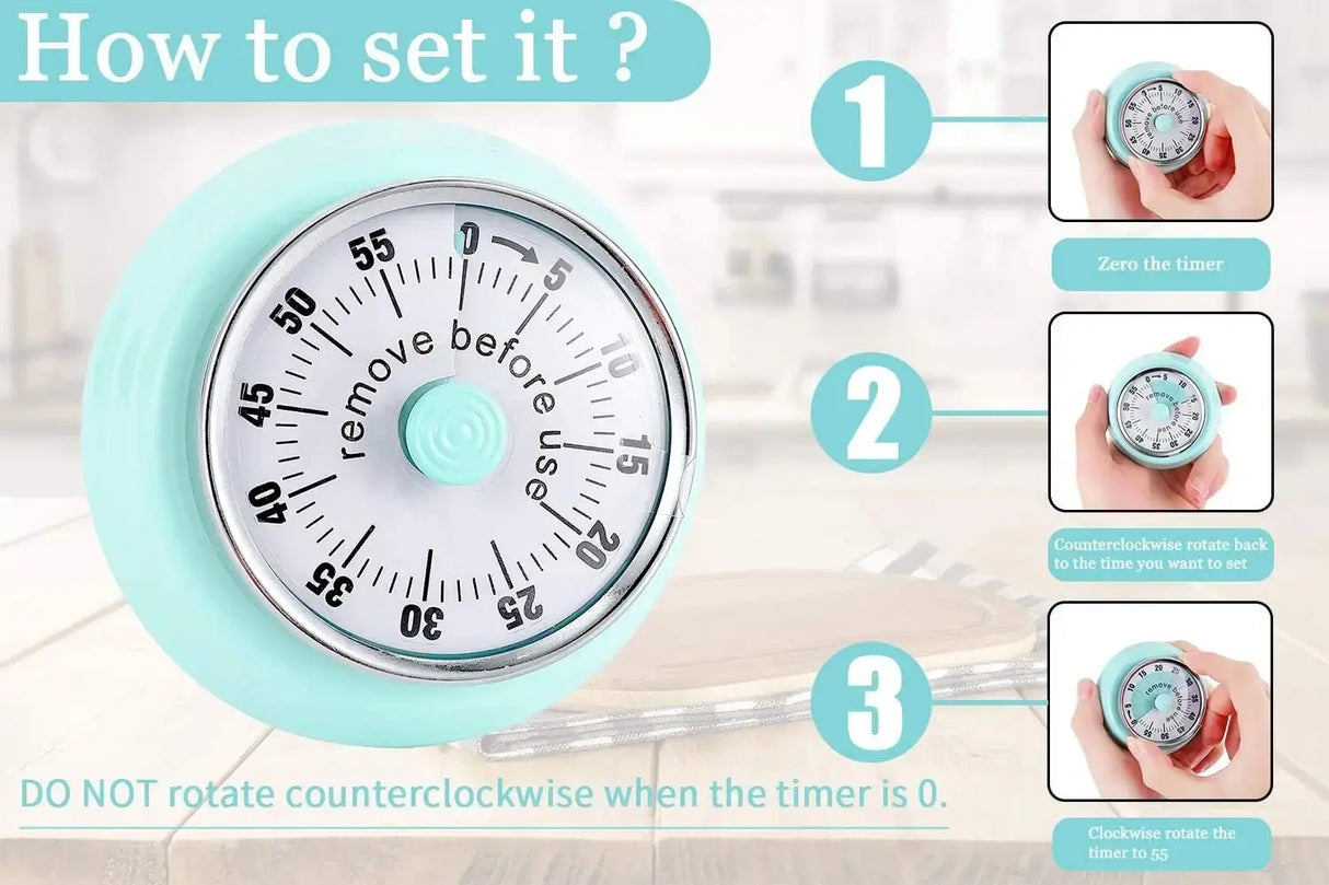 Hjemix | Magnetisk Kjøkkentimer