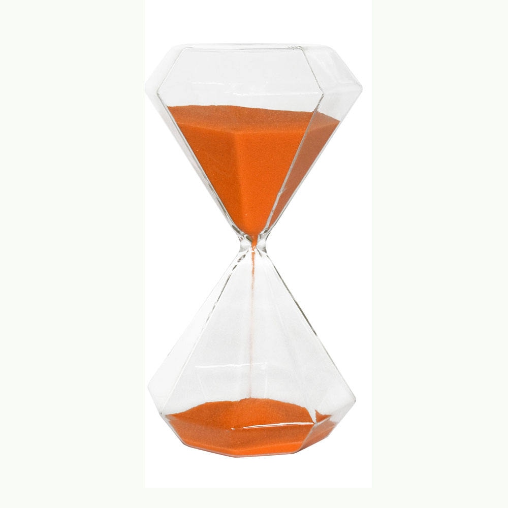 Hjemix | 5–60 Minutters diamant sandglass, sandglass, sandglass, barnegave, sandglass, hjemmeinnredning, tilgjengelig i flere fargealternativer