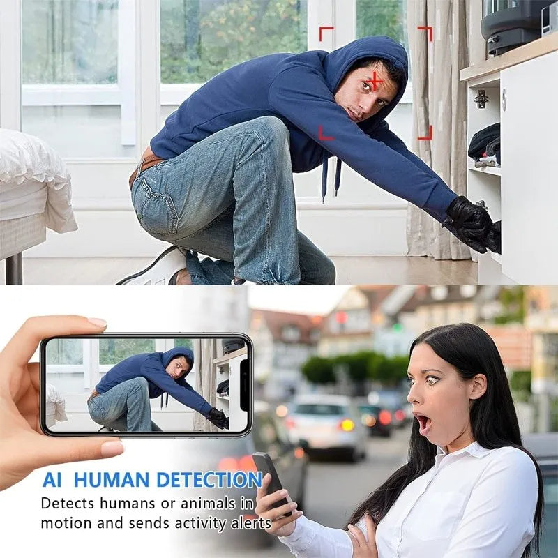 Hjemix | Mini 5G Trådløst Wifi Kamera 1080P HD