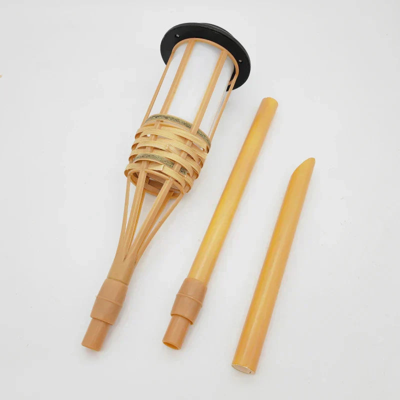 Hjemix | Sollykt 5-delt sett | Flammeeffekt LED hagebelysning | Solcelledrevet | Dekorativt lys for utendørs