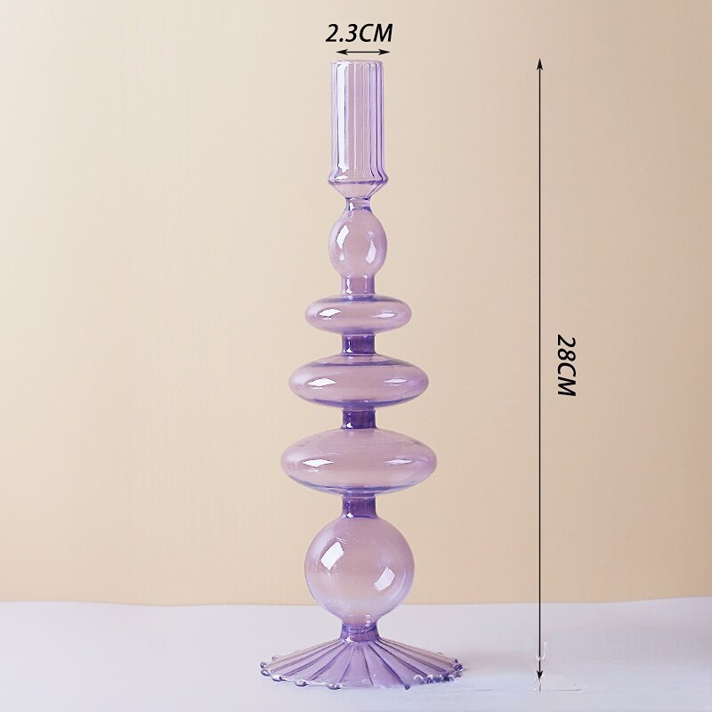 Hjemix | Lilla Lysestake laget av Glass