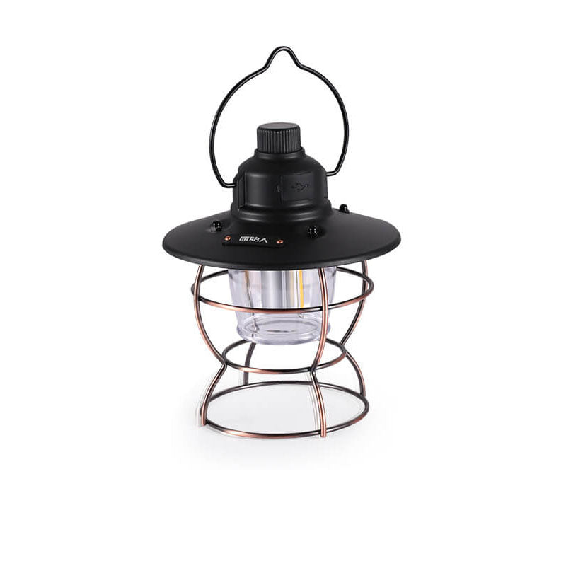 Hjemix | Utendørs Vintage Camping Lys Hest Lys Oppladbart Bærbart Camping Lys