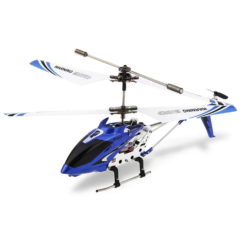 Hjemix | Uknuselig 3.5CH RC Helikopter Mini RC Helikopter med Gyro Karmesinrød