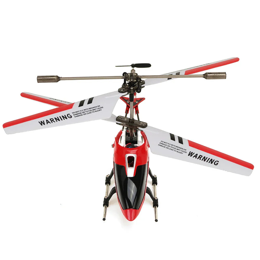 Hjemix | Uknuselig 3.5CH RC Helikopter Mini RC Helikopter med Gyro Karmesinrød