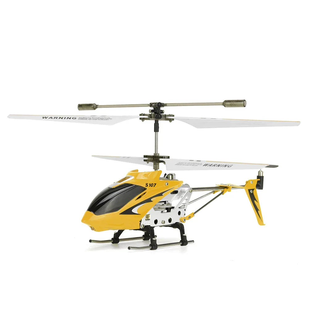 Hjemix | Uknuselig 3.5CH RC Helikopter Mini RC Helikopter med Gyro Karmesinrød