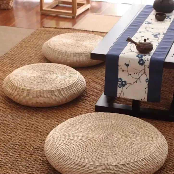 Hjemix | Japansk håndlaget Tatami puter - Ideell for meditasjon