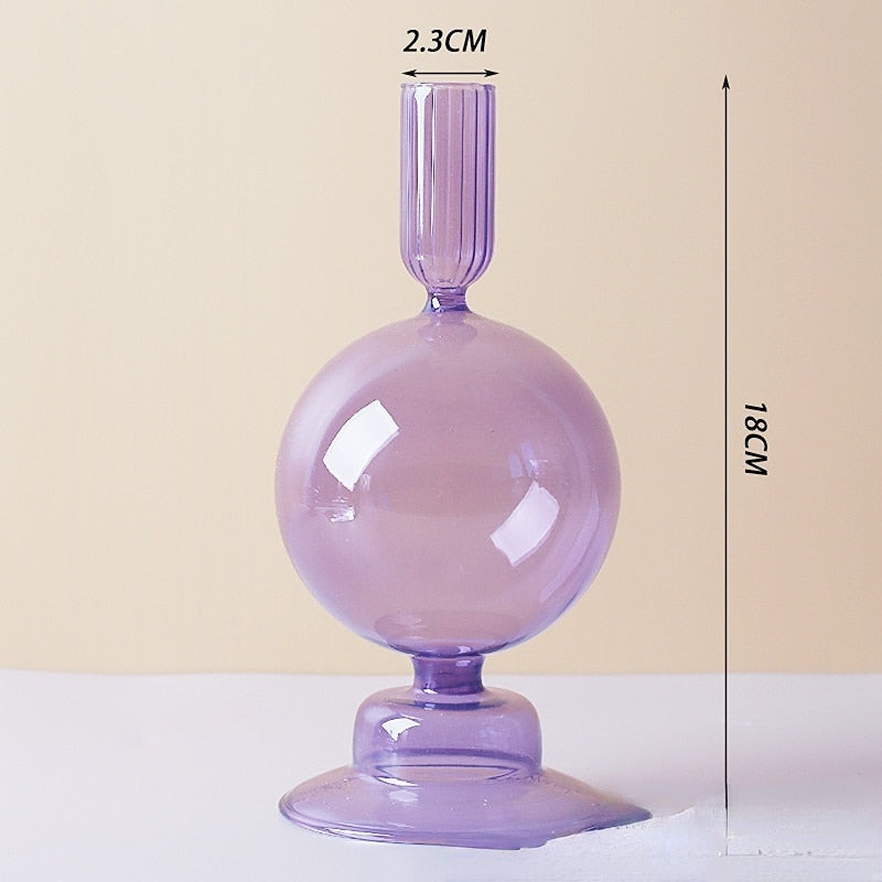 Hjemix | Lilla Lysestake laget av Glass