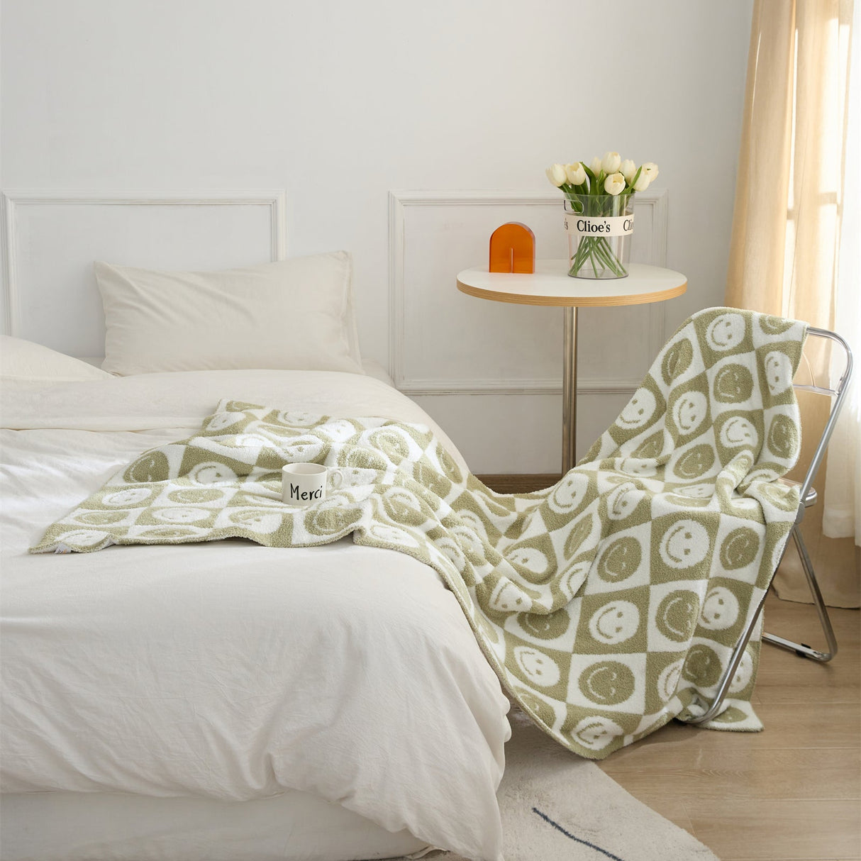 Hjemix | Smiley Rutet Teppe