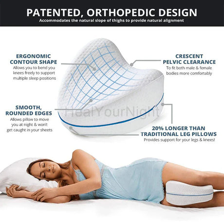 Hjemix | Ortopedisk Minne Skum Leggpute - ComfortFoam