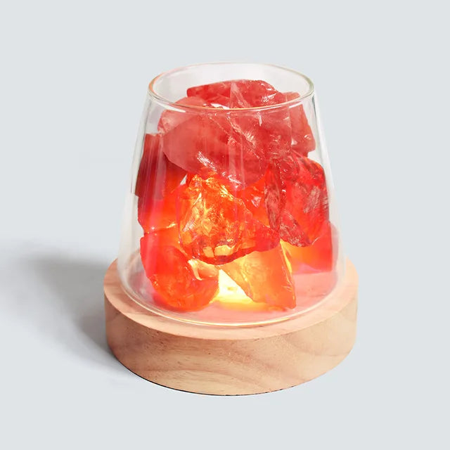 Hjemix | Himalaya Saltlampe - Krystall Nattlys & Aromaterapi Diffuser