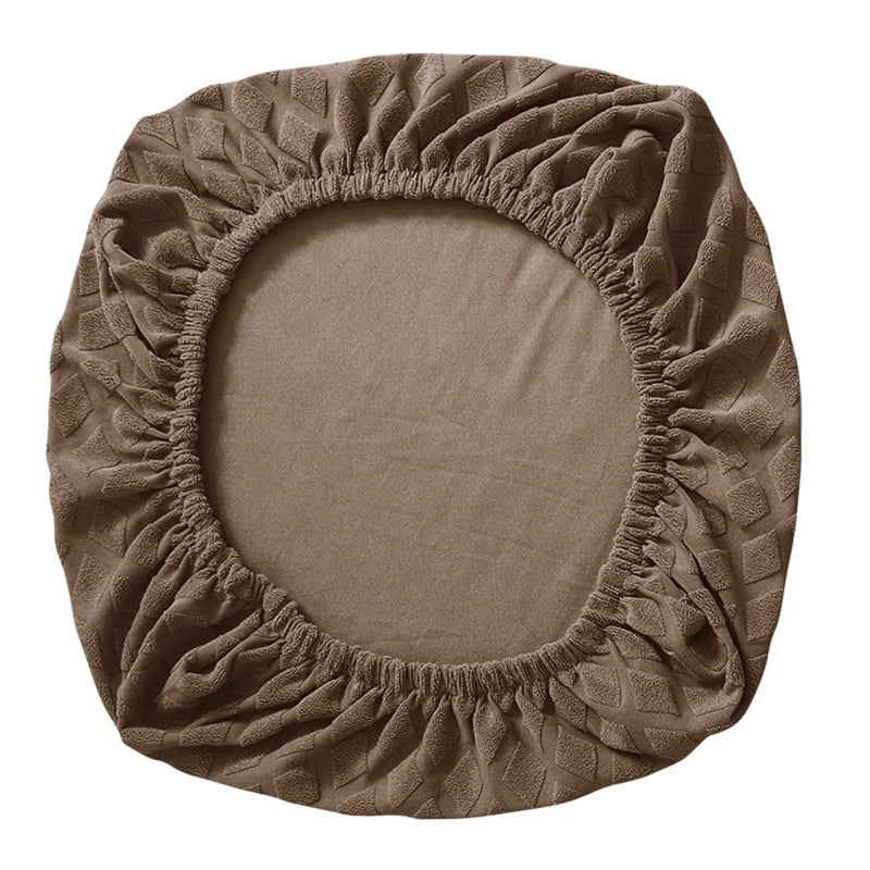 Hjemix | Spandex elastisk kontorstol trekk Jacquard sete trekk ananas mesh fleece beskyttende trekk elastisk datastol beskytter