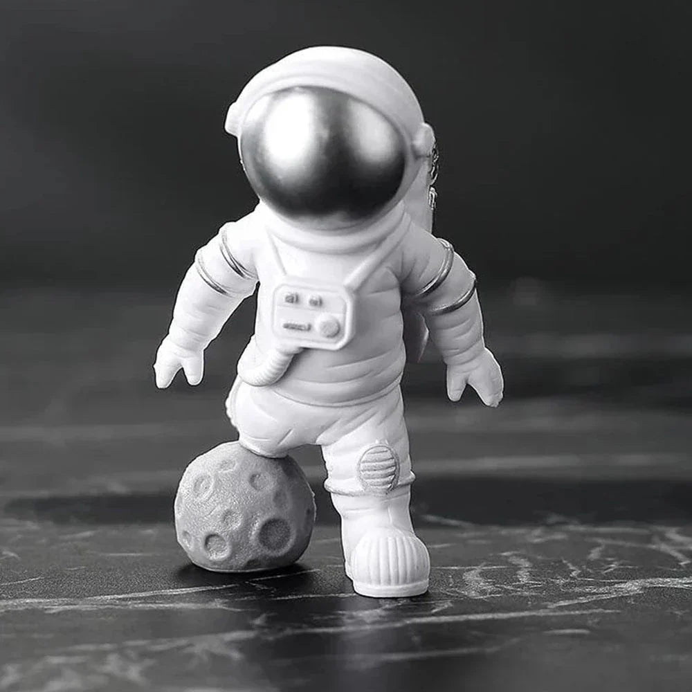 Hjemix | Harpiks Astronaut Figur Statue Rom Reisende Skulptur Utdanningsleketøy Skrivebordsdekorasjon Astronaut Modell For Barn Gave