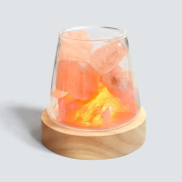 Hjemix | Himalaya Saltlampe - Krystall Nattlys & Aromaterapi Diffuser