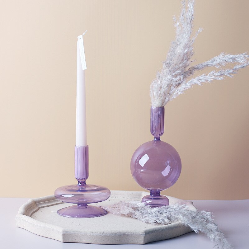 Hjemix | Lilla Lysestake laget av Glass