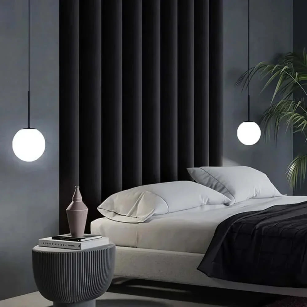 Hjemix | Mid-Century Modern Glass Ball Pendant Light