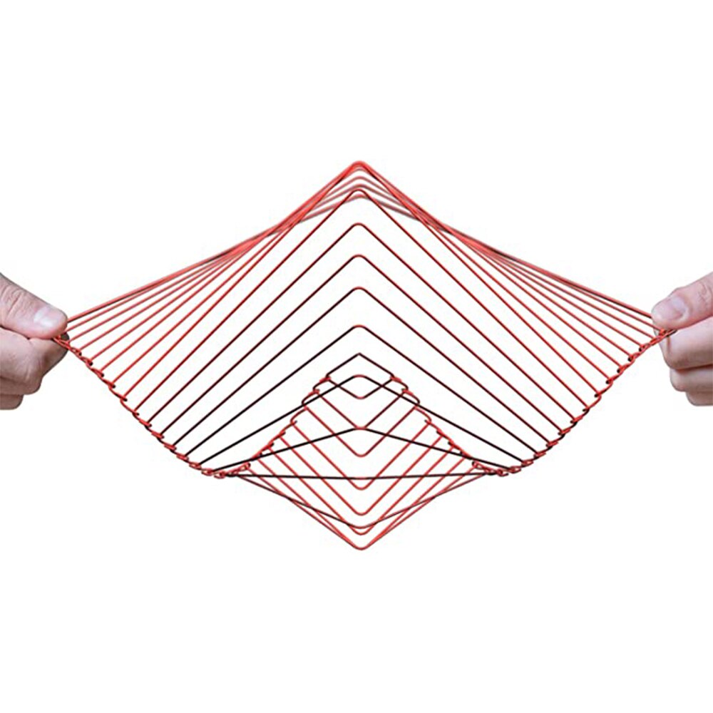 Hjemix | Dream Atellani Square Wave Spin for å avlaste magiske vindklokker for oppheng utendørs som solfangere for hagedekorasjon