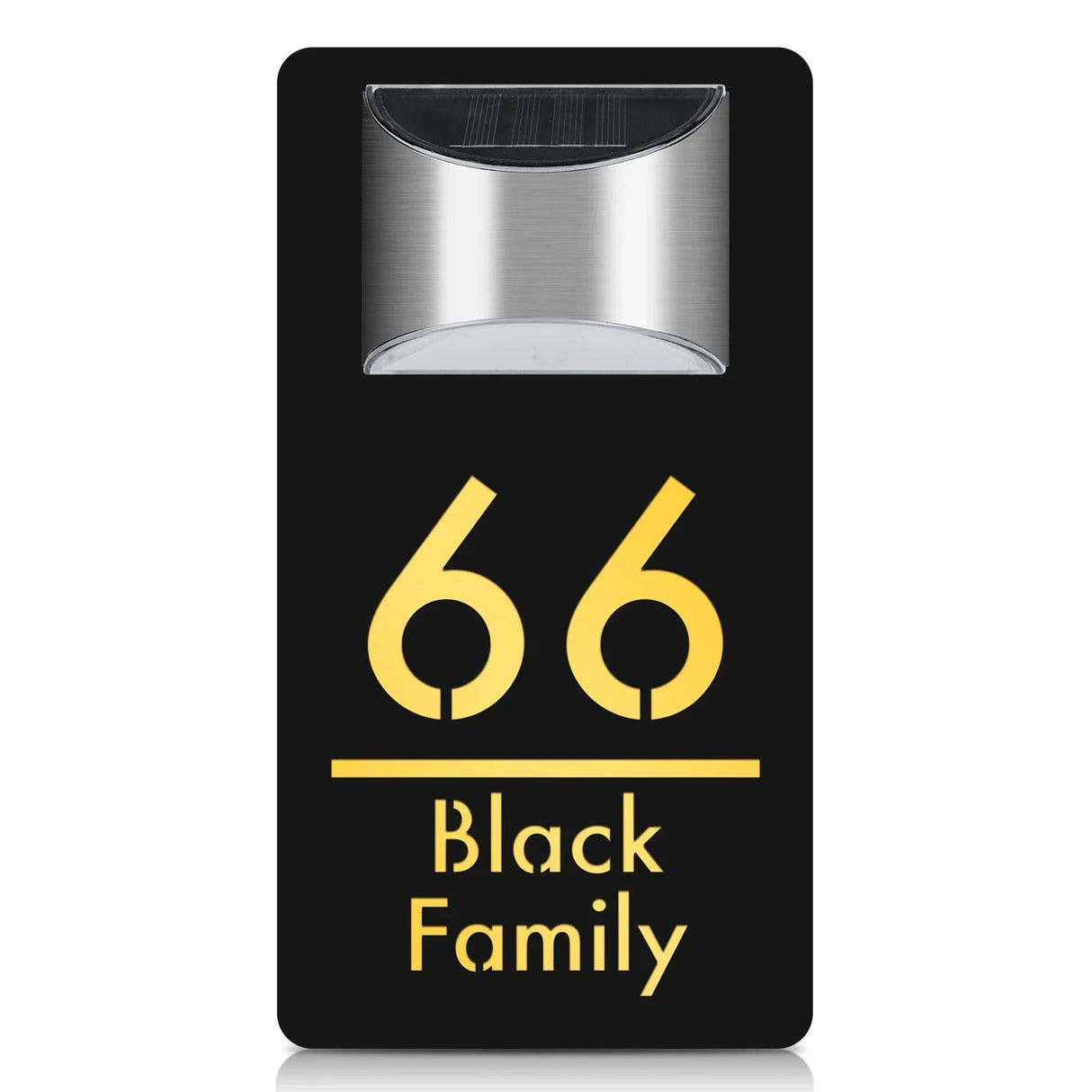 Hjemix | Tall - Tilpasset Husnummer Utendørs LED Solenergi