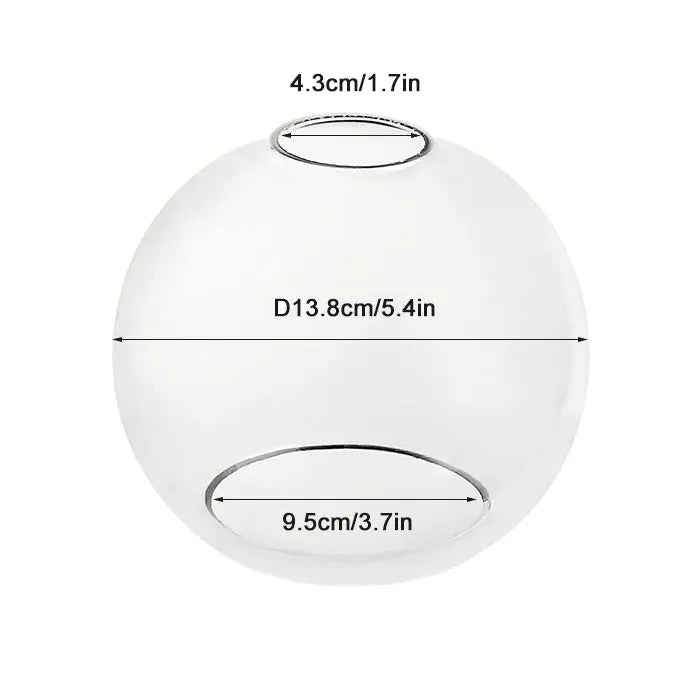 Hjemix | ClearShade | Lampeskjerm Gjennomsiktig Lysdeksel