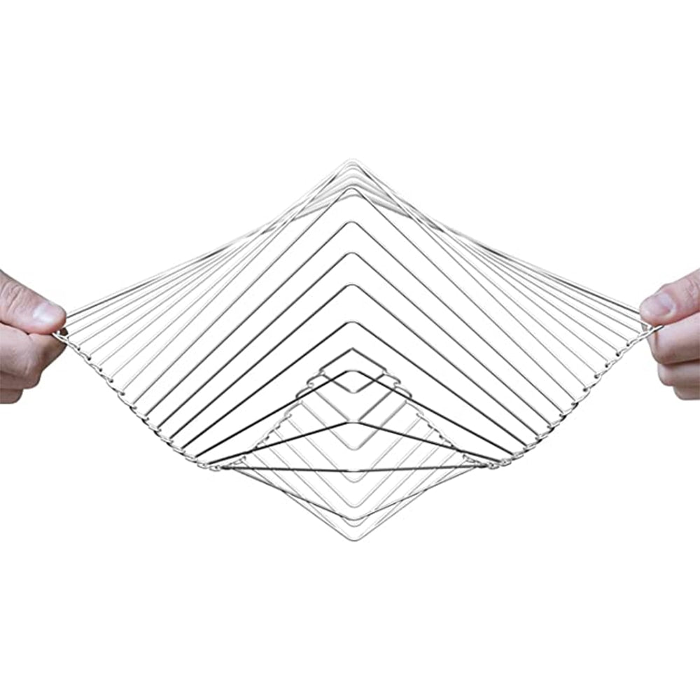 Hjemix | Dream Atellani Square Wave Spin for å avlaste magiske vindklokker for oppheng utendørs som solfangere for hagedekorasjon