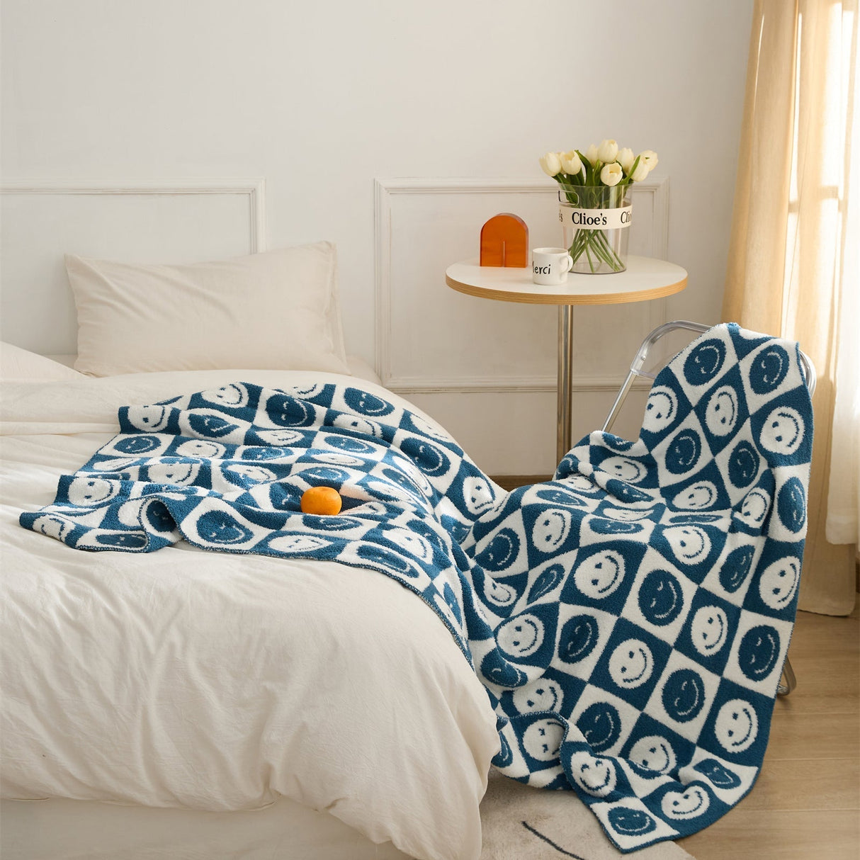 Hjemix | Smiley Rutet Teppe