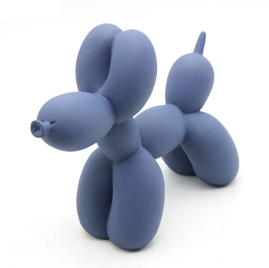 Hjemix | BalloonDog Livlig Hundeskulptur | Pop-Art Dekorasjon | Moderne Hjemmetekstur | Håndlaget Statue
