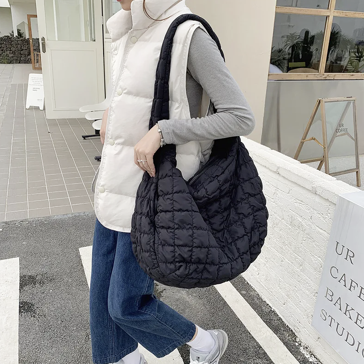 Hjemix | Cross Quilt X-Large Skulderveske