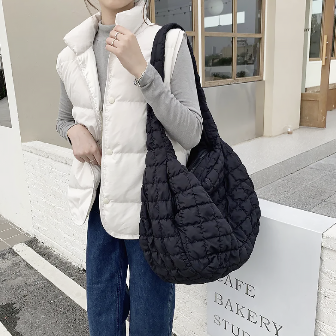 Hjemix | Cross Quilt X-Large Skulderveske